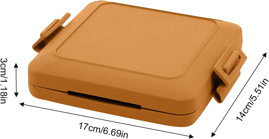 Mikrowellen-Toastie-Sandwich-Maker, mikrowellengeeigneter Toastie-Maker mit verstellbaren Silikonbän