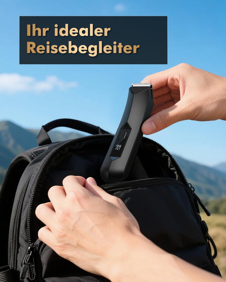 Intimrasierer Mann, Trimmer Herren für Männer mit 4 Kämmen,Rasierer Herren Intimbereich für private