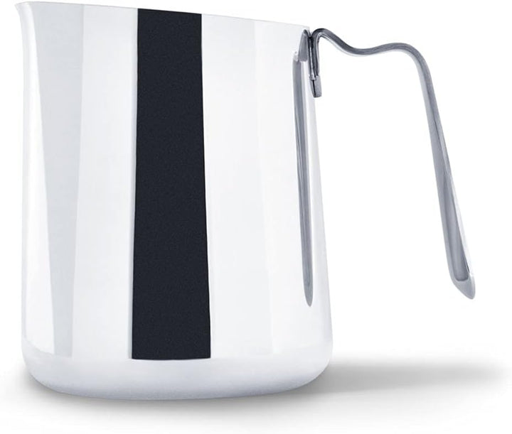 Fellow Eddy Dampfkrug für Milchaufschäumung und Präzisions-Lattekunst, Messhilfen, geriffelter Ausgu