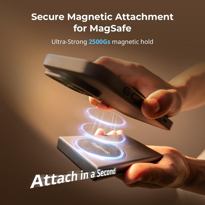 SMALLRIG Wireless Monitor, Magnetischer Selfie Monitor für iPhone/Android, Telefonmonitor mit Blitzs