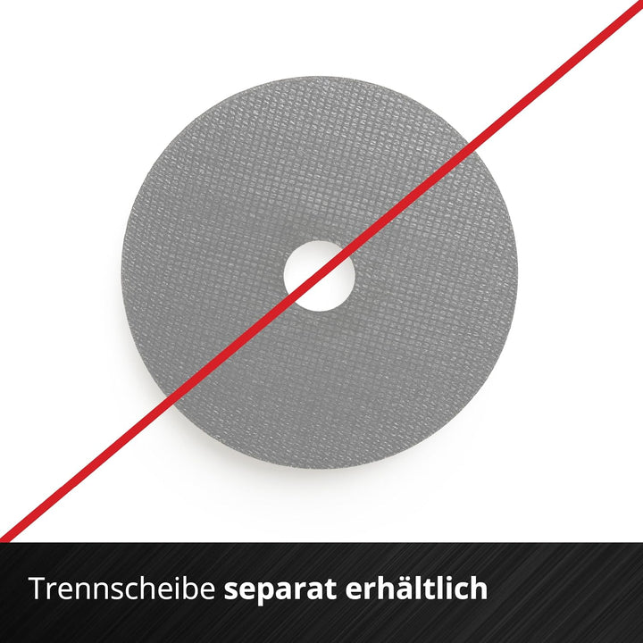 Einhell Akku-Winkelschleifer TE-AG 18/125-2 Li (1x 4,0 Ah) Power X-Change (18 V, 125 mm Scheiben-Ø,
