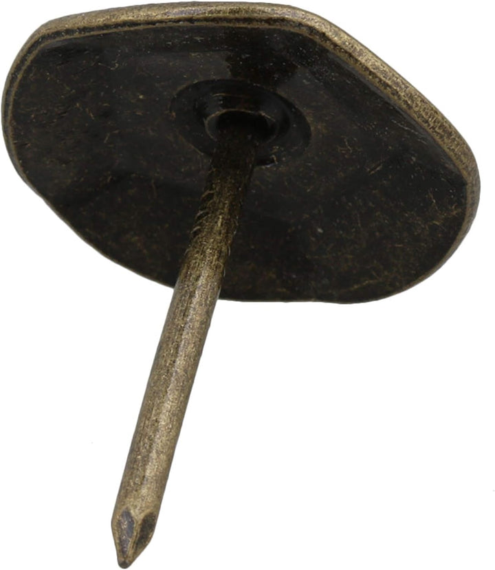 Yibuy Möbelnägel, 23 x 20 mm, bronzefarben, 50 Stück