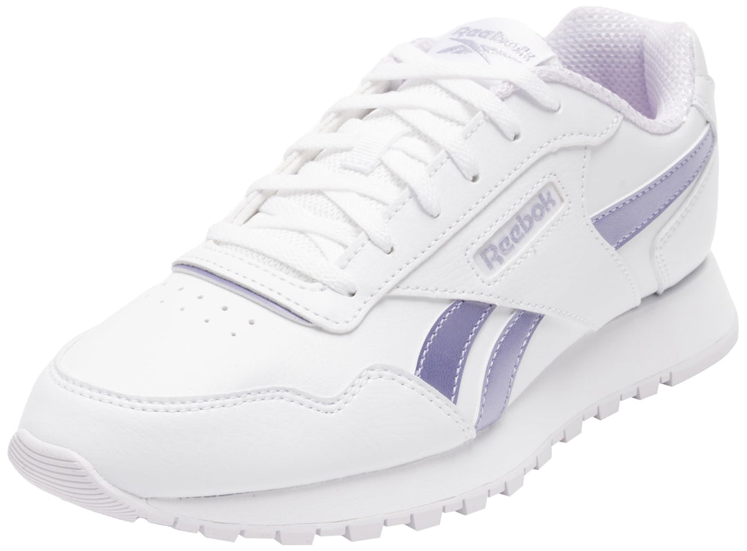 Reebok Mädchen Glide Sneaker 36.5 EU Ftwrwhite Metalicpurple Digitalgleam, 36.5 EU Ftwrwhite Metalic