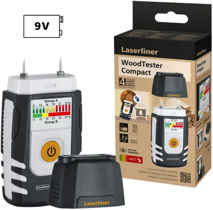 Laserliner WoodTester Compact Holzfeuchtemessgerät