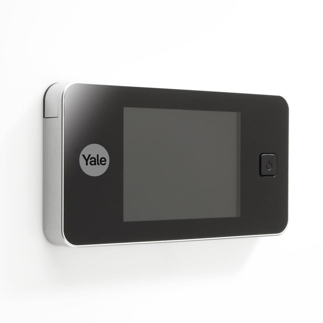 Yale Standard Digitaler Türspion 500 - Live-Ansicht - Hochwertige Kamera - Silber Silber 2 DDV 500,