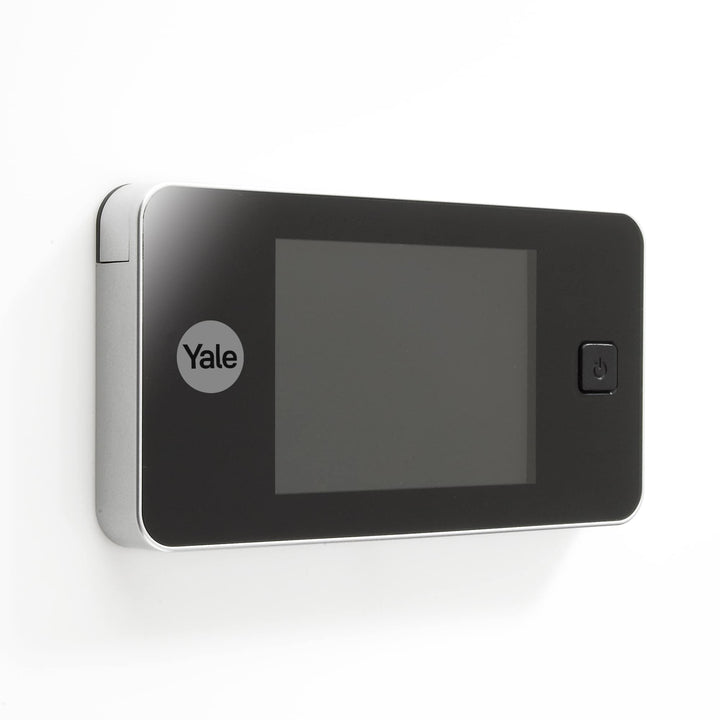 Yale Standard Digitaler Türspion 500 - Live-Ansicht - Hochwertige Kamera - Silber Silber 2 DDV 500,