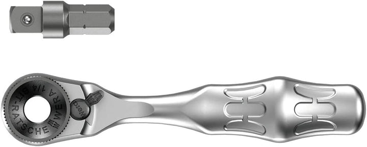 Wera 8001 A Bit-Ratsche 1/4 Zoll SB mit 1/4 Zoll-Antrieb, 2-teilig, 05073230001