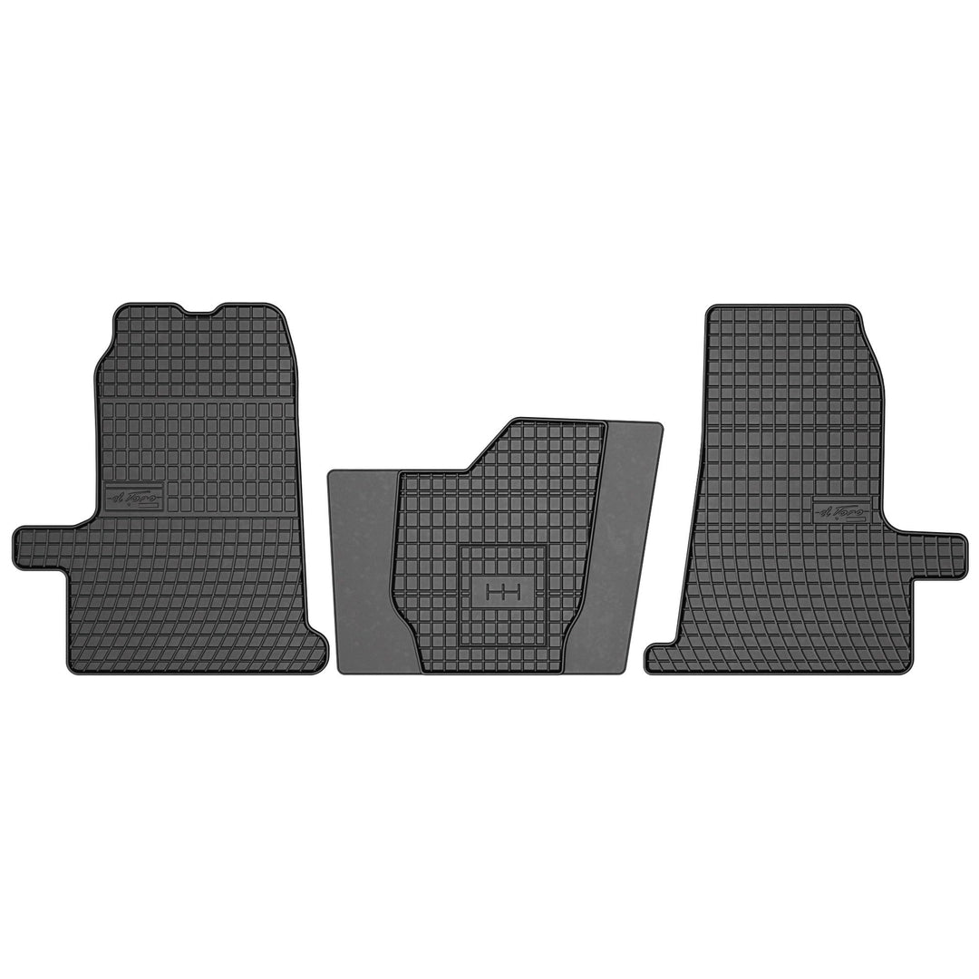 M MOTOS Gummimatten Auto Fussmatte passt für Ford Transit V 2000-2013 Verbessern Sie Ihren Reisekomf