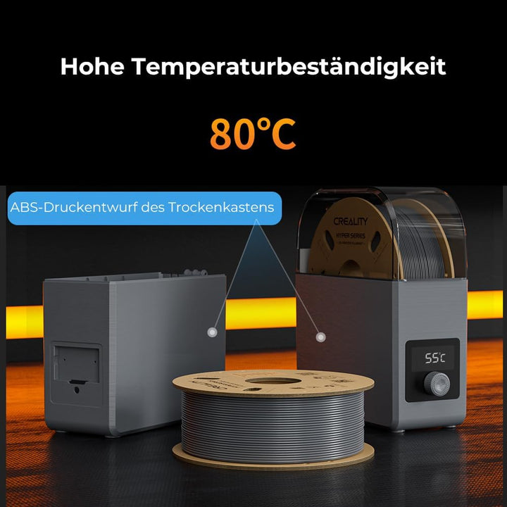Creality Offizielles Hyper ABS Filament, Creality 3D Drucker Filament 1.75mm für Hochgeschwindigkeit