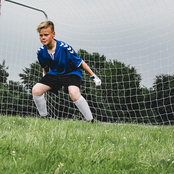 HUDORA Fussballtor Stadion - Tor für Kinder und Erwachsene - Fussball Tor 300 x 160 x 90 cm für Gart