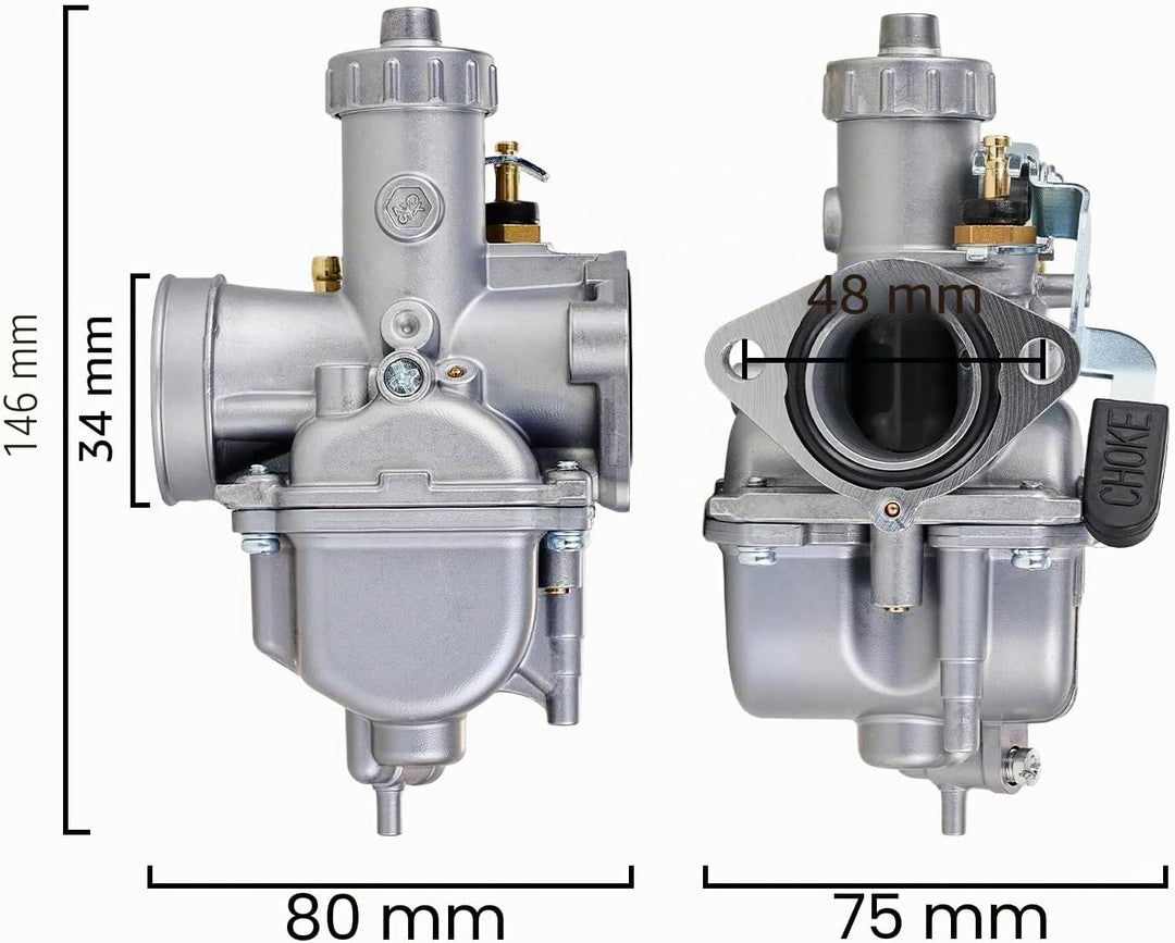 Vergaser 26mm VM22 PZ26 Vergaser Carburetor Carb Moto ATV Quad für 125 144 150 160 170 CC ATV Quad D