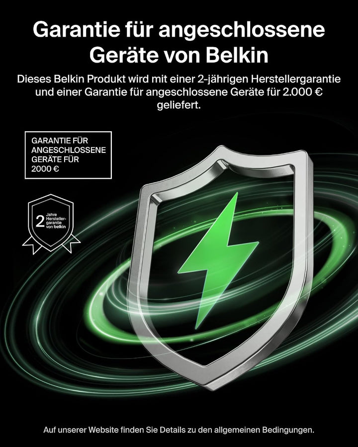 Belkin BoostCharge 5000mAh Magnetische Power Bank mit Magnetring – Beige | 5K Powerbank Kabellos, Ma