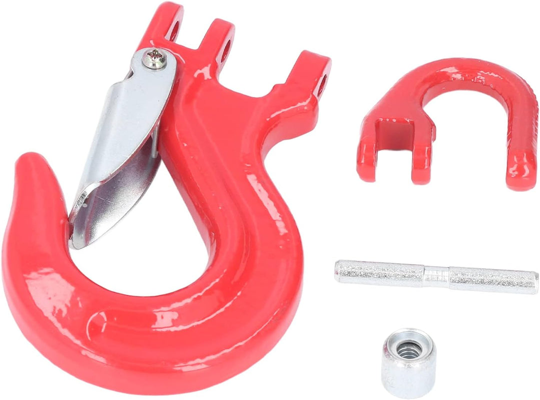 Yctze Schlupfhaken Kranhaken Abschlepphaken Seilwinde Anhänger Gabelkopf Haken Rot 2T Loading 80 Sta
