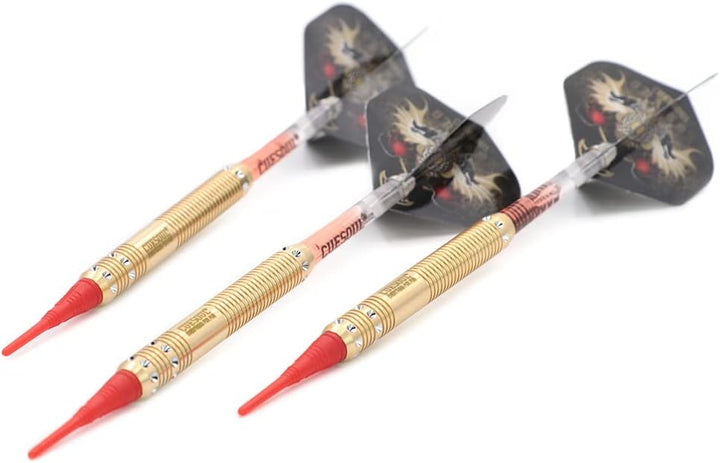 Cuesoul 16 Grams Deluxe Soft Tip Darts Set with Luxury Case（Dragon Series） JL-STL-B1108+D601, JL-STL