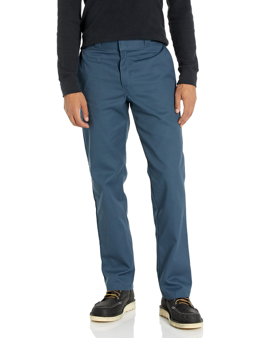 Dickies Herren Schmale Gerade Passform Arbeitshose Sporthose 36W / 30L Blau (Dark Navy Dn), 36W / 30