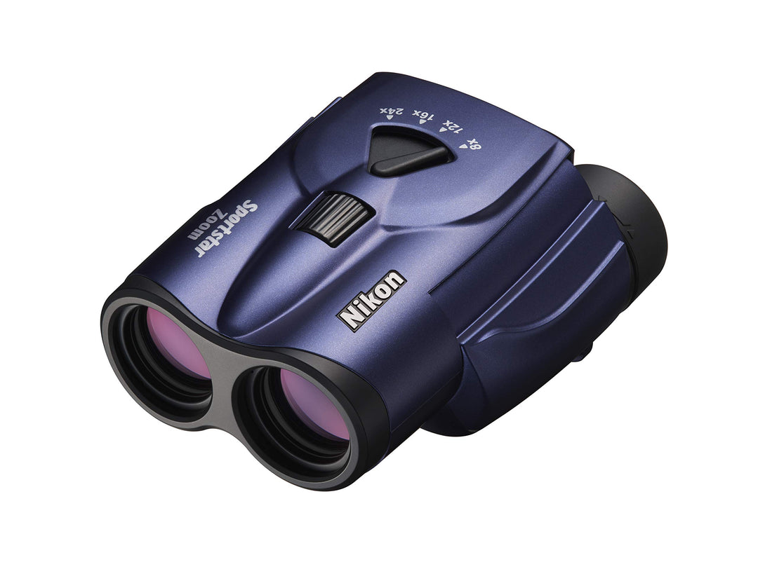Nikon Sportstar Zoom 8-24x25 Zoom-Fernglas (8- bis 24-fach, 25mm Frontlinsendurchmesser) Dunkelblau,