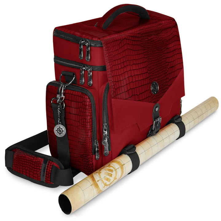 ENHANCE Tabletop RPG-Tasche des Abenteurers, Sammleredition - DND-Tasche mit Tabletop-Miniaturen-Auf