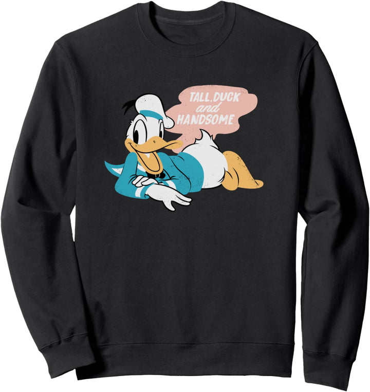 Disney Mickey and Friends Donald Duck Tall Duck and Handsome Sweatshirt
