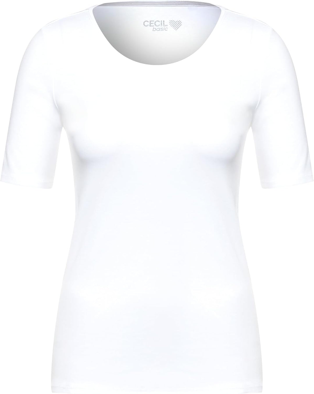 Cecil Damen Style Lena Basic T-Shirt Baumwolle XL Weiss Neu, XL Weiss Neu