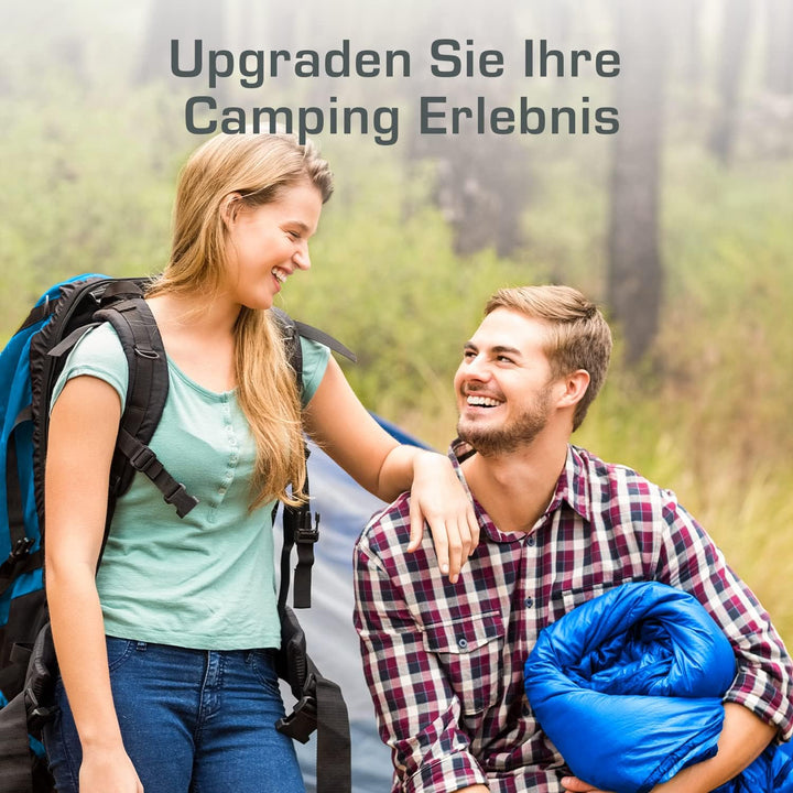 Active Era Deckenschlafsack - Sleeping Bag, -3°C bis 15°C Sommer, Frühling, Herbst - Leichter Schlaf