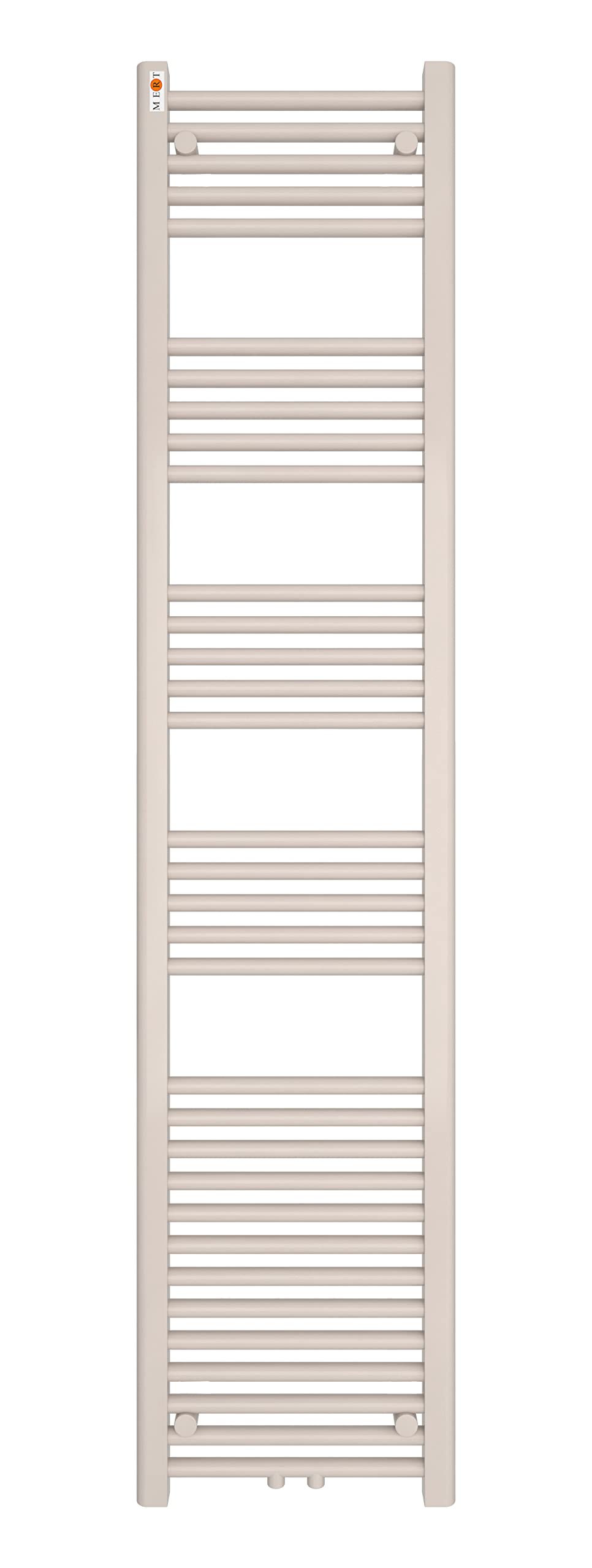 Badheizkörper Handtuchheizkörper mit Mittelanschluss weiss gerade 400x1800 mm Stahl 40x180, Stahl 40