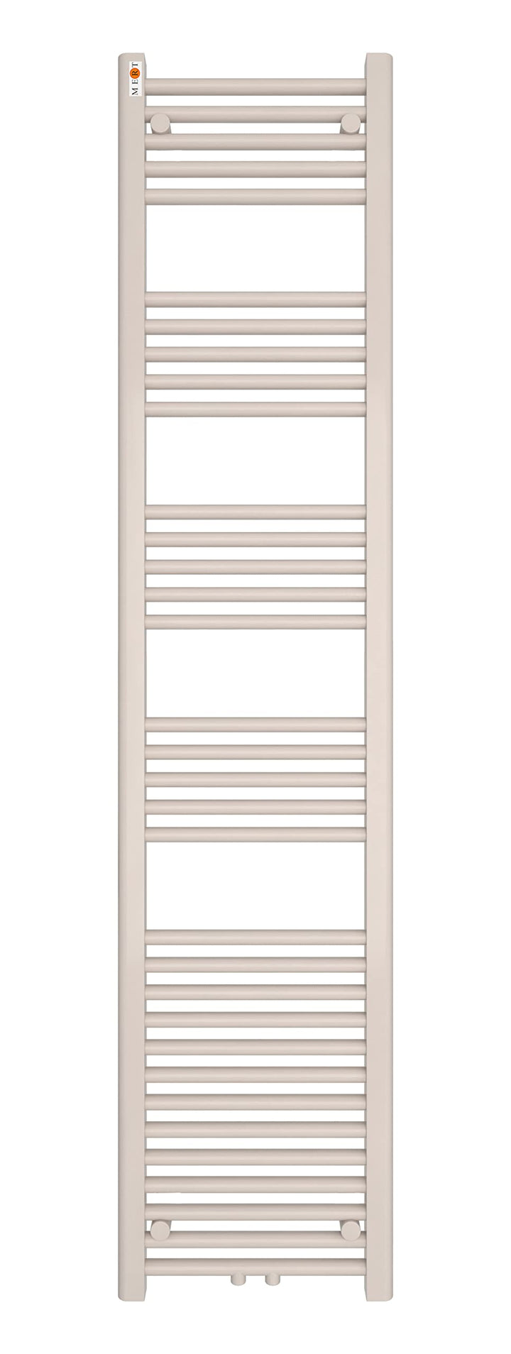 Badheizkörper Handtuchheizkörper mit Mittelanschluss weiss gerade 400x1800 mm Stahl 40x180, Stahl 40