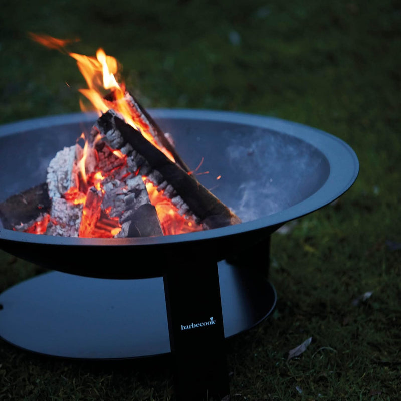 Barbecook Feuerschale für den Garten aus Gusseisen, gartendeko, schwarz, 60x60x33cm 60 cm, 60 cm