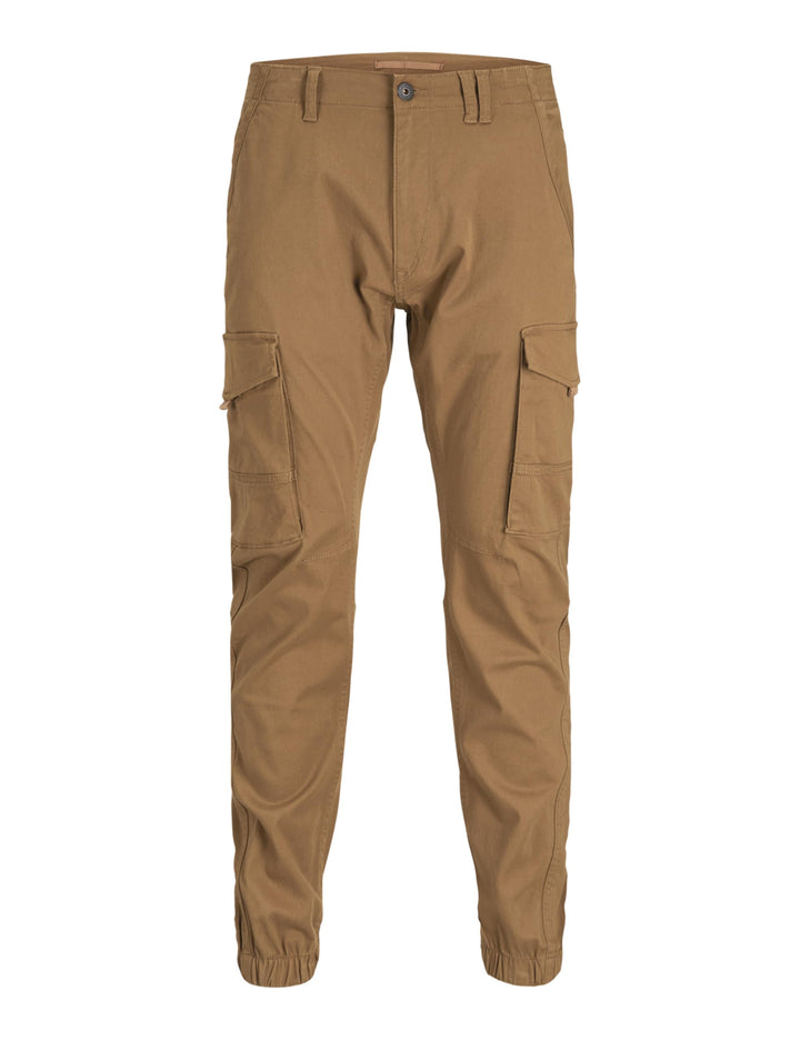 JACK & JONES Male Cargo-Hose Slim Fit Cargo-Hose 27W / 32L Rubber, 27W / 32L Rubber