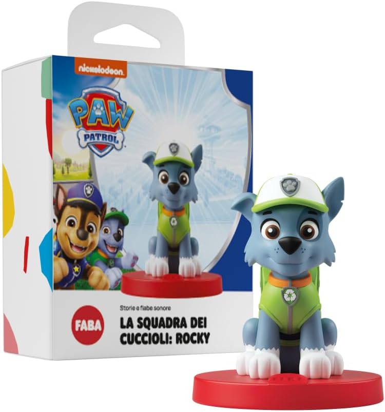 FABA Klangfigur – PAW Patrol Das Team der Welpen Rocky – Geschichten und Klangmärchen für Jungen und