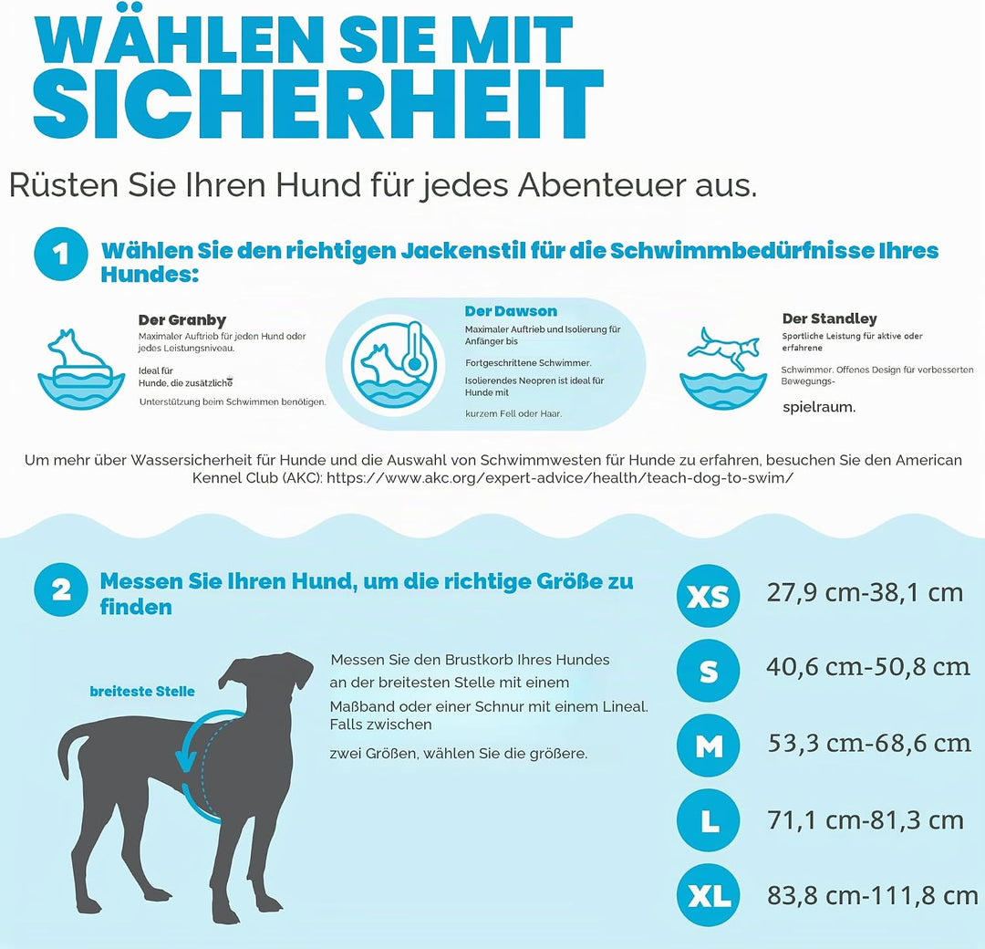 Outward Hound Dawson Schwimmweste für Hunde, Grösse L, Grün Grün Large, Grün Large