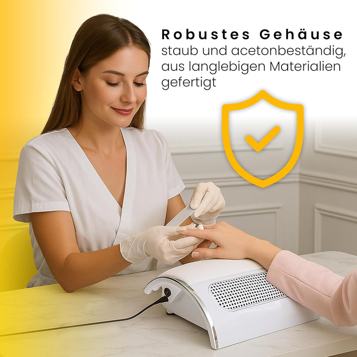 Retoo Nagelstaubabsauger Professioneller 40 W, Nagel Staubsauger für Acrylnägel, Gelnägel, Kallus En