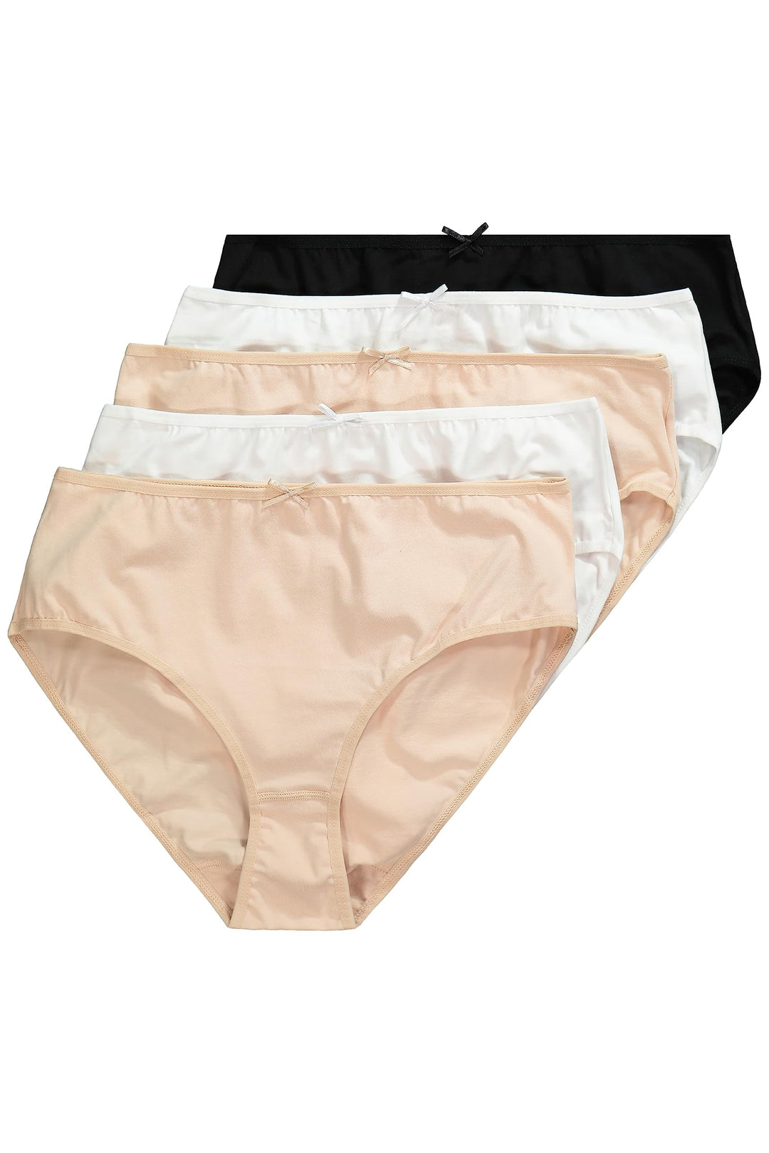 Ulla Popken Damen Taillenslip (5er Pack) 54 Multicolor, 54 Multicolor