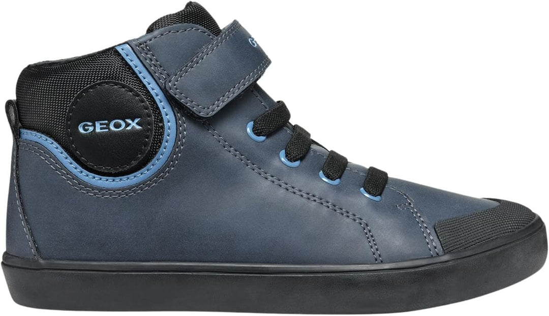 Geox Jungen J Gisli Boy C Sneaker 38 EU Blau, 38 EU Blau