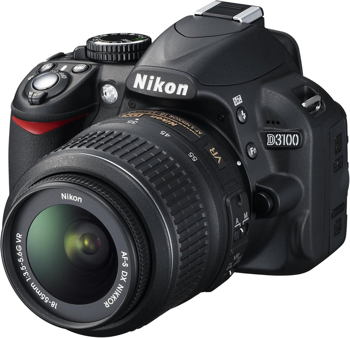 Nikon D3100 SLR-Digitalkamera (14 Megapixel, Live View, Full-HD-Videofunktion) Kit inkl. AF-S DX 18-