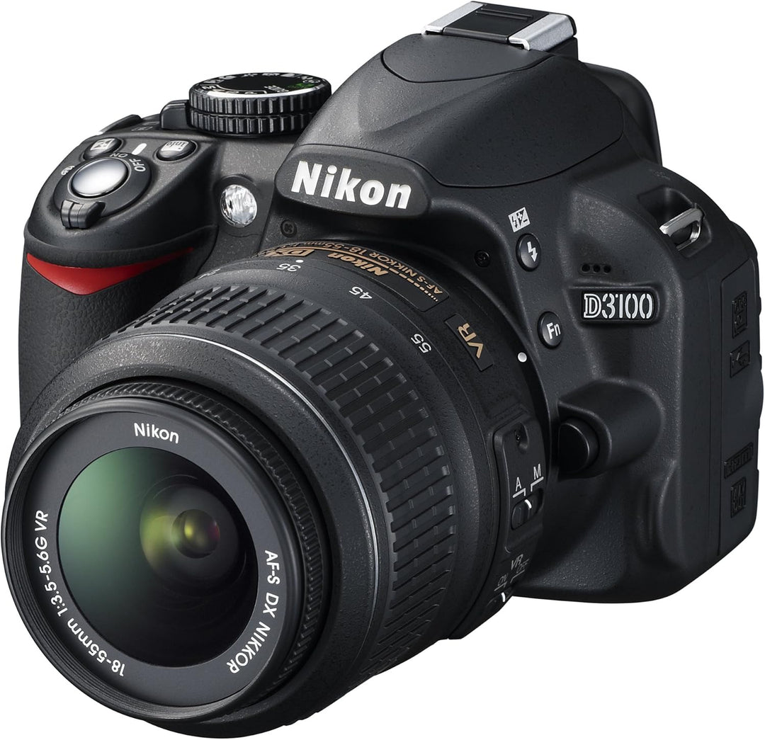 Nikon D3100 SLR-Digitalkamera (14 Megapixel, Live View, Full-HD-Videofunktion) Kit inkl. AF-S DX 18-