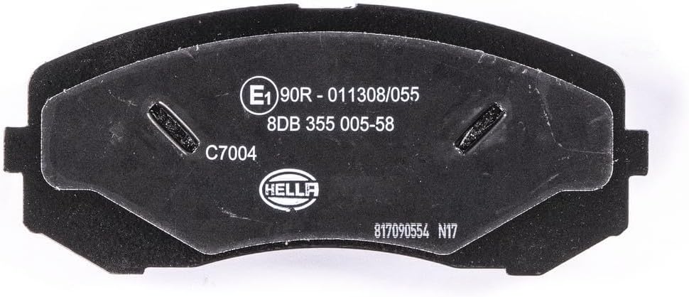 HELLA PAGID 8DB 355 005-581 Bremsbelagsatz - C7004 - Dicke/Stärke: 19.3mm - Bremssystem: Sumitomo -