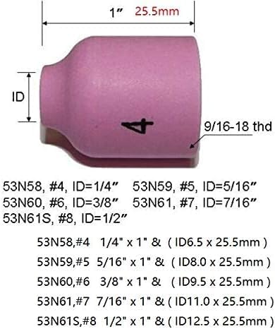 RIVERWELD TIG Stubby lente de gas 