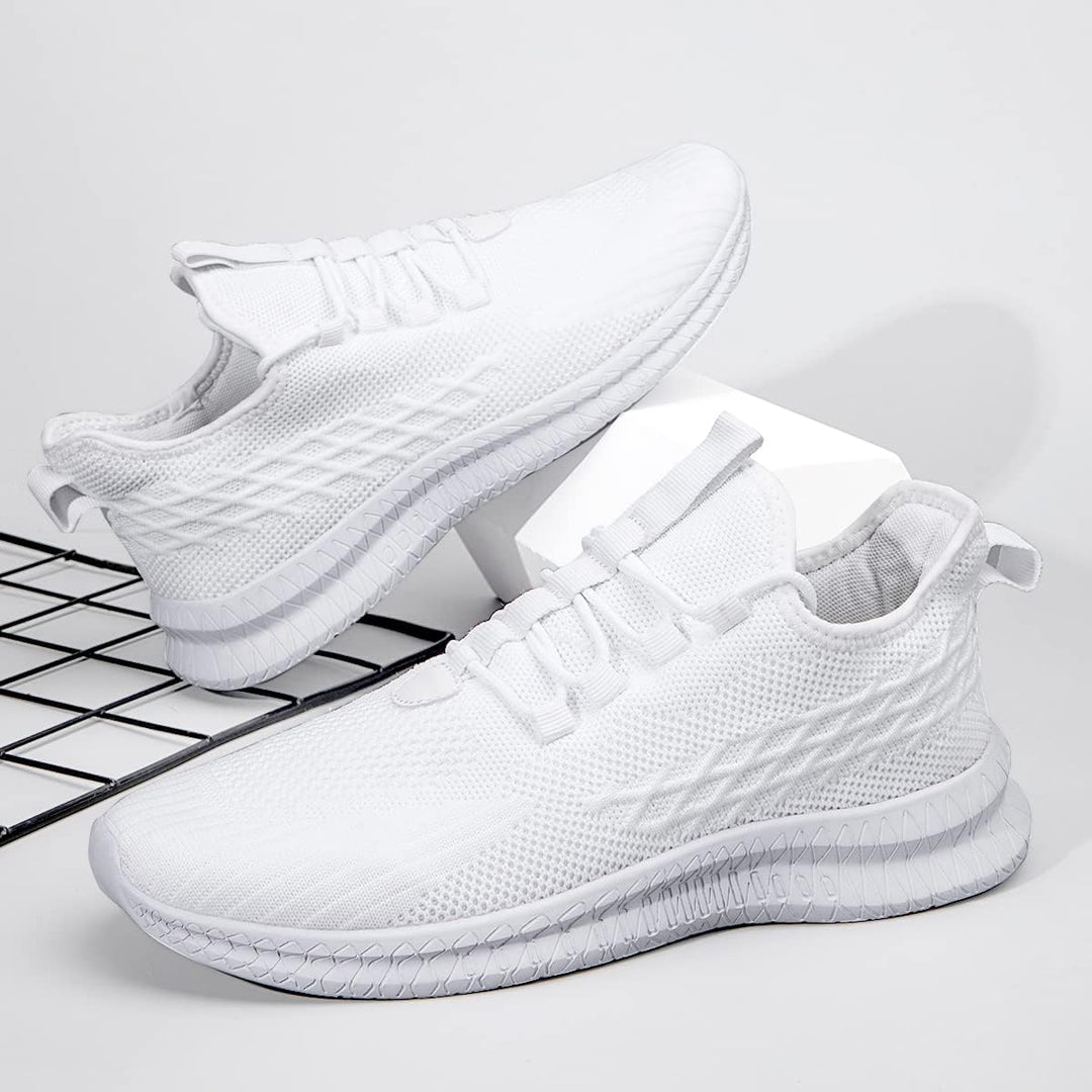 FUJEAK Herren Walkingschuhe Turnschuhe Fitnessstudio Sportschuhe Sneaker Running Tennis Schuhe Freiz