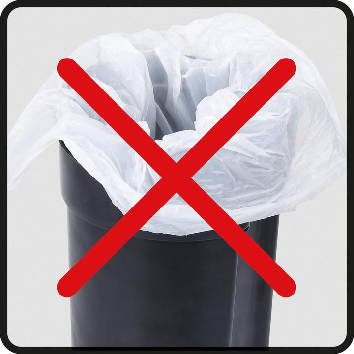 WENKO Treteimer Mod. Leman, 5 Liter, mit herausnehmbarem Einsatz, aus lackiertem Stahl, 21 x 24 x 28