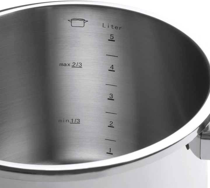 Lacor 71886 Master Schnellkochtopf, 6 liters, Edelstahl