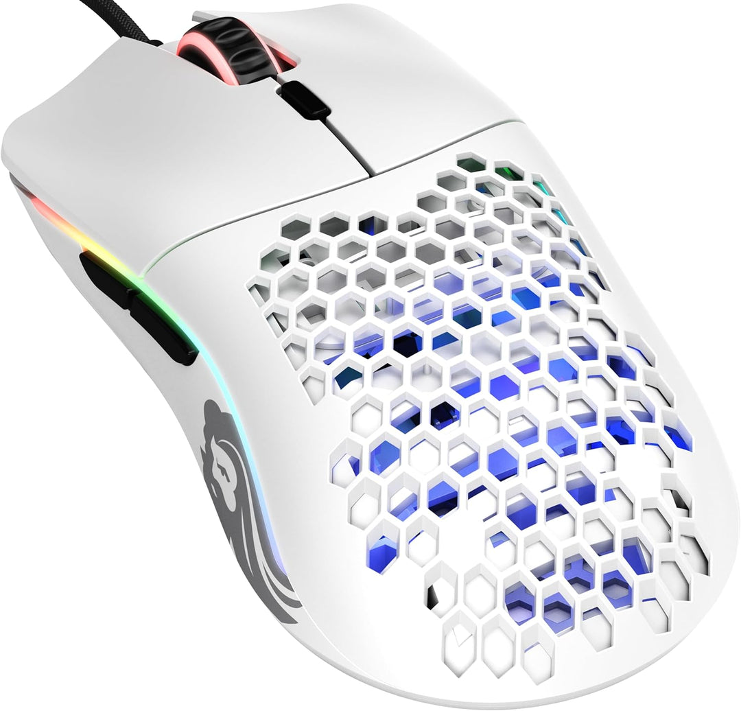 Glorious Gaming Model O Mouse da Gaming Wired, superleggero 67 g, Design a Nido d'ape, RGB, sensore