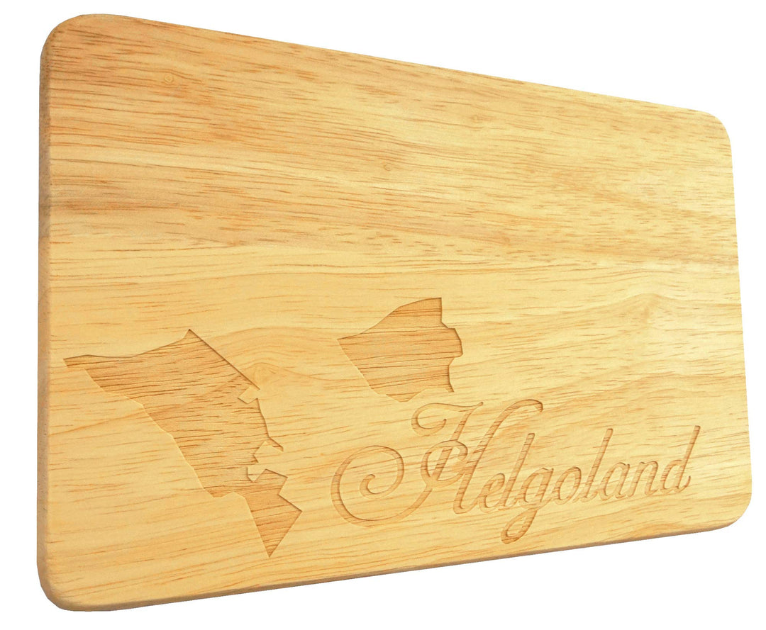Brotbrettchen Helgoland Nordsee Insel Düne Gravur Holz
