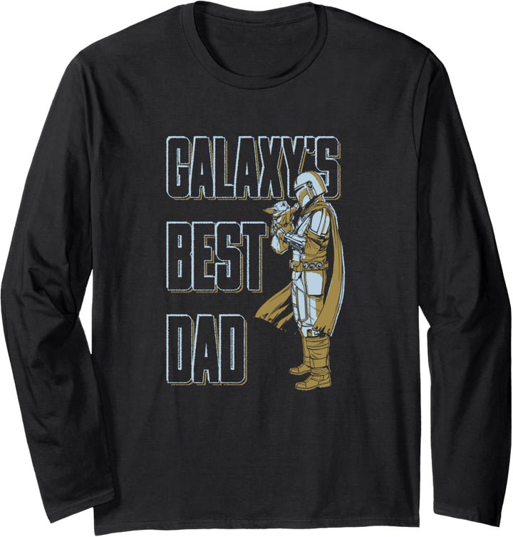 Star Wars: The Mandalorian & Grogu Vatertag Galaxy Dad Langarmshirt