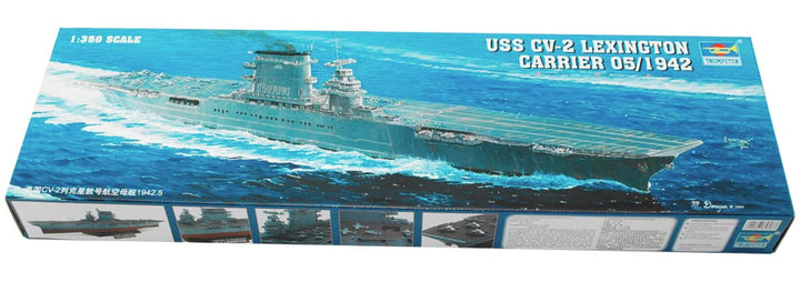 Trumpeter 05608 Modellbausatz Flugzeugträger USS Lexington CV 2