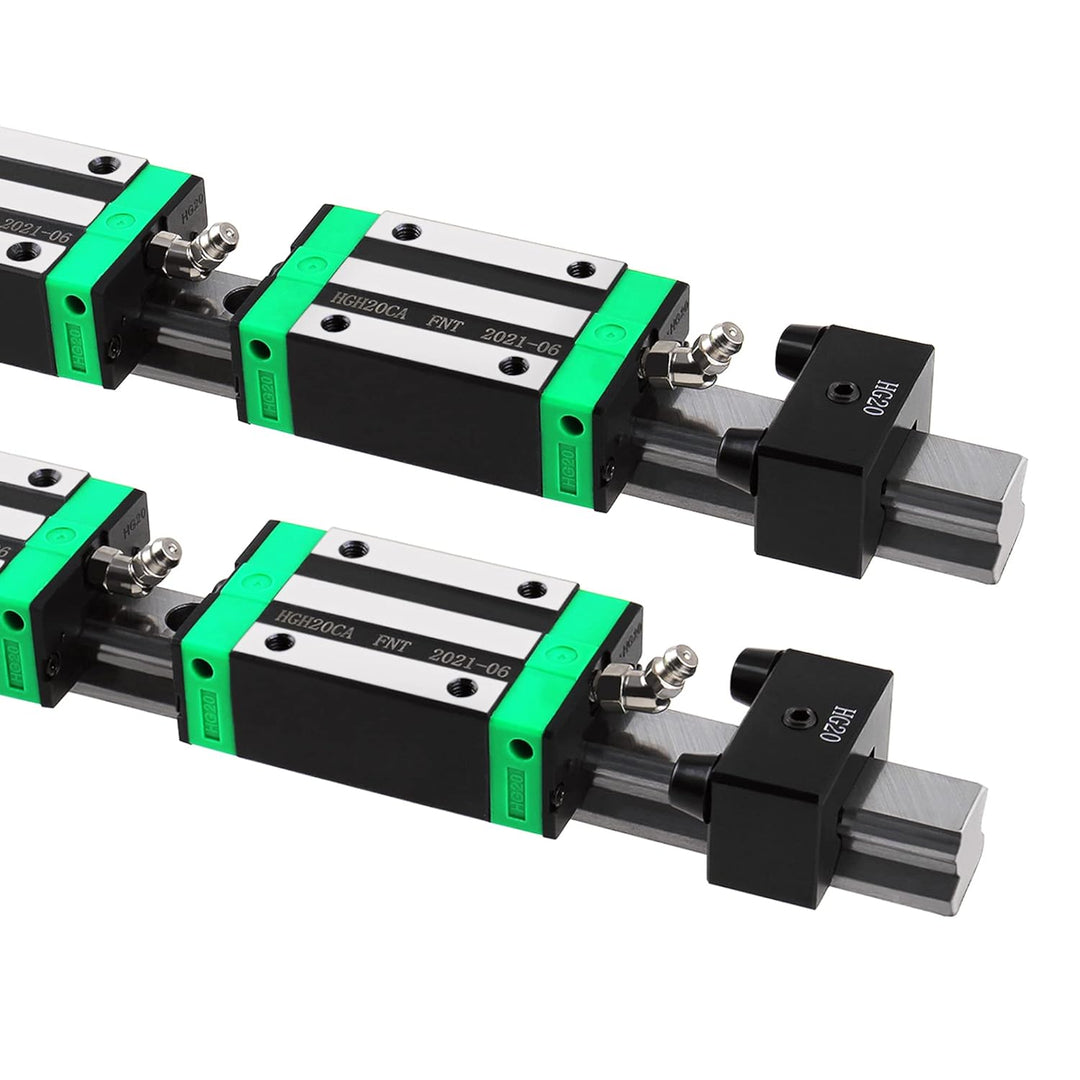 CNCMANS HGH20/HGR20 Linearführung 2 Stücke HGR20 800mm linearschiene mit 4 Stücke Begrenzungsblock u