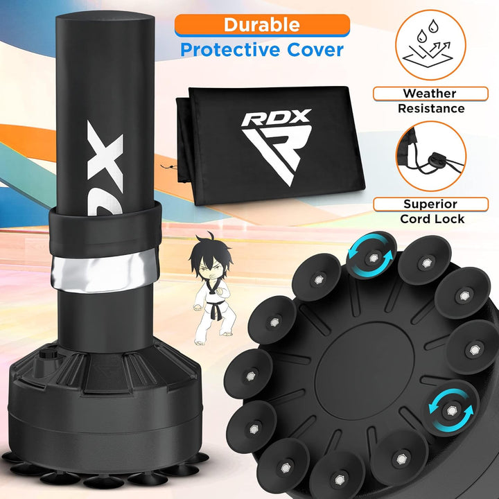 RDX Kinder Freistehender Boxsack 4ft Junior Standboxsäcke Trainingshandschuhe, MMA, Kickboxen,Boxen,