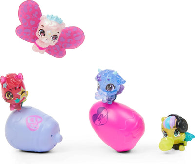 Hatchimals CollEGGtibles Shimmer Babies Multipack - mit 4 niedlichen Figuren und Baby-Überraschung,