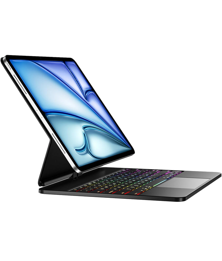 Vobafe Hülle mit Tastatur für iPad Air 13 Inch M2 2024, Magic Keyboard für iPad Pro 12.9 6./5./4./3.