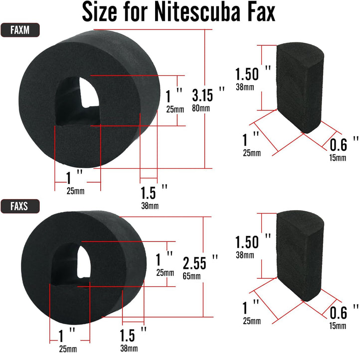 nitescuba FAXS Jumbo Float Kit Auftriebsschwimmer für Ultralight / INON / Sea&amp;Sea Arms/WEEFINE Arms