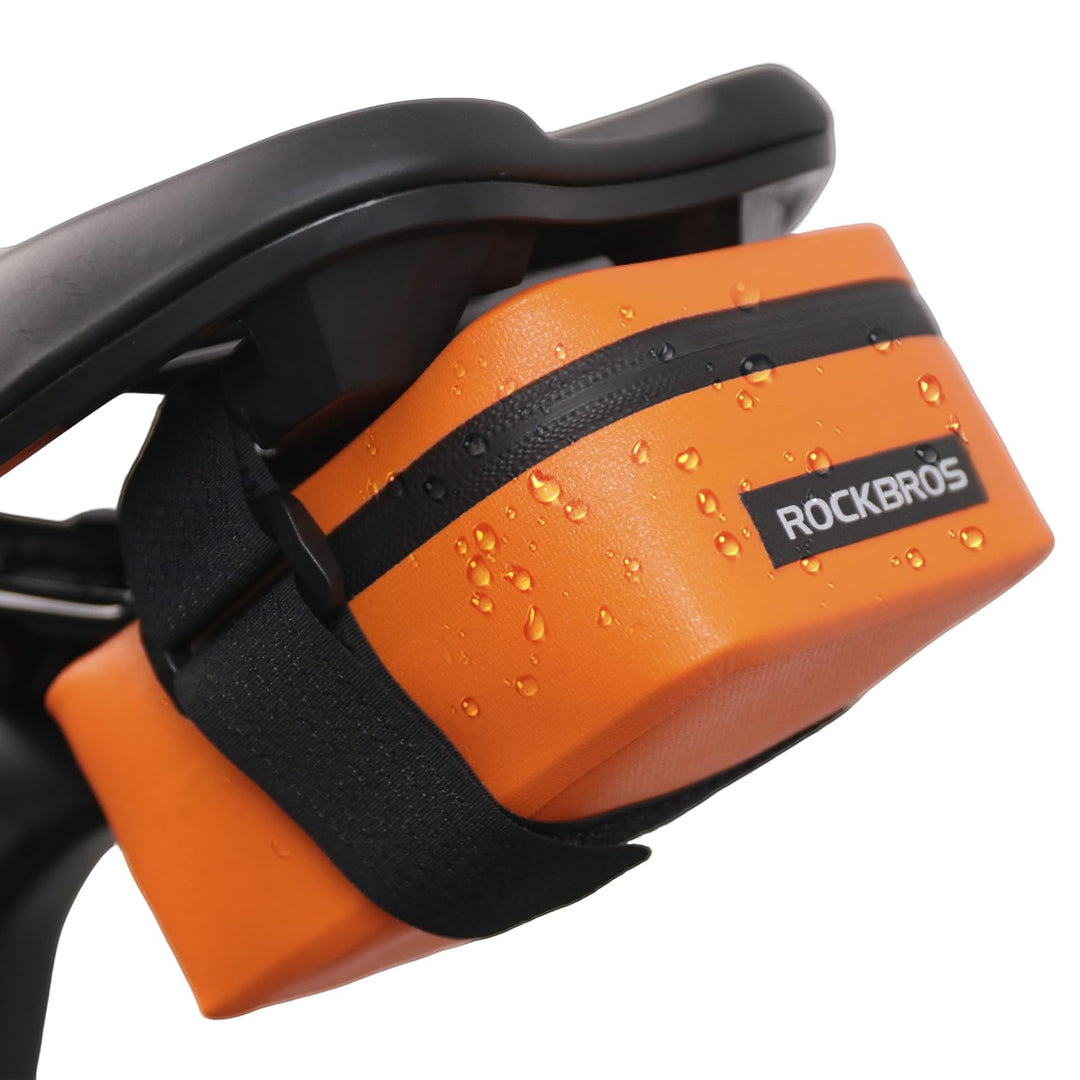 ROCKBROS Fahrrad Satteltasche Mini fahrradtasche wasserdichte und Leichte Sattelstützentasche für Re